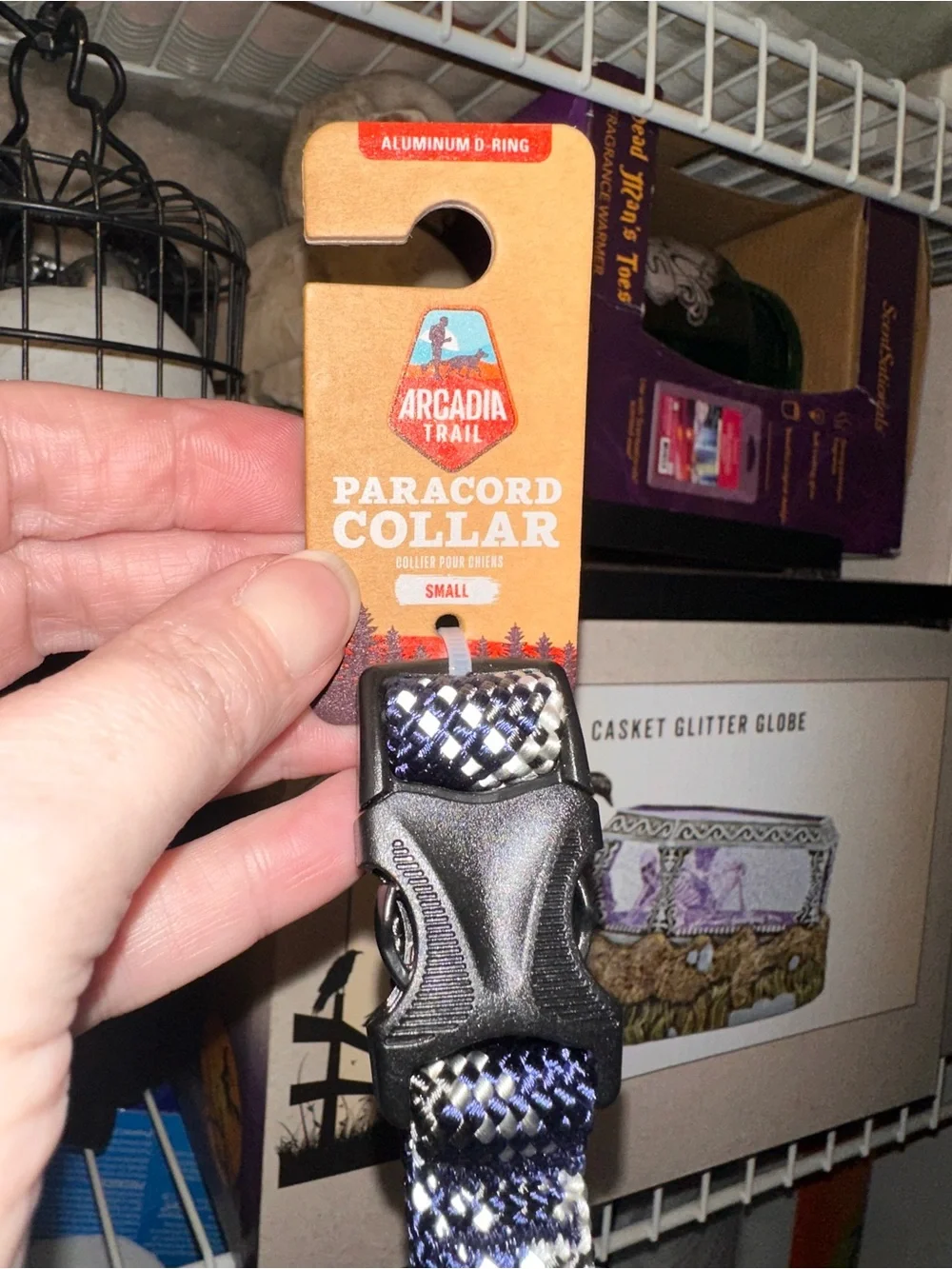 Bundle Of 2 Arcadia Trail Dog Collars 1 Blue and 1 Gray